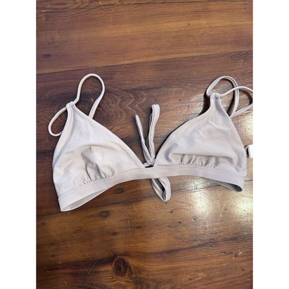 Monday Swimwear Women's Light Pink Bikini Top Size Large - Picture 9 of 9